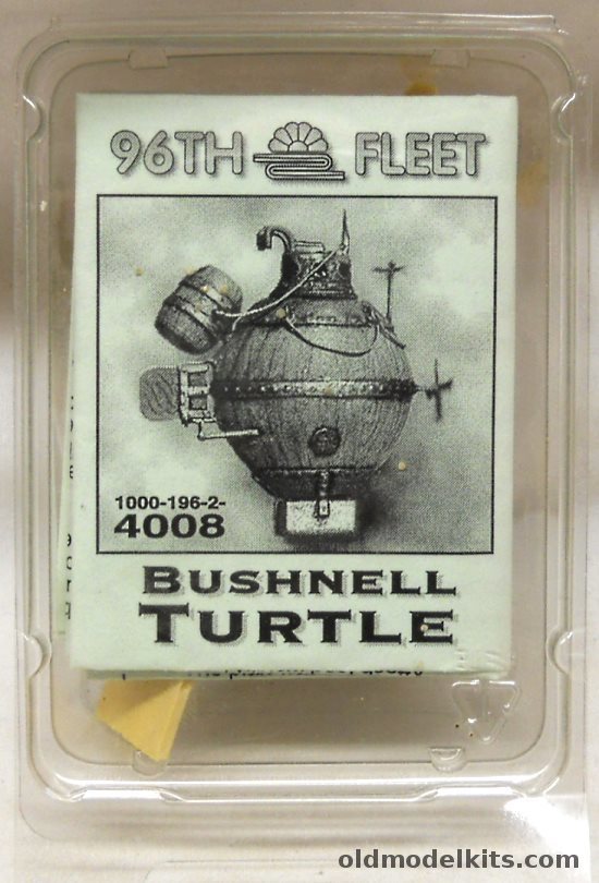 Pacific Monograph 1/96 1776 Bushnell Turtle - World's First Operational Submarine 96th Fleet, 1000-196 plastic model kit